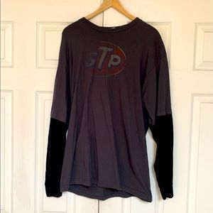 Vintage 1990s STP Distressed Sweatshirt XL